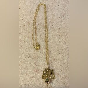 Elegant Gold Pendant Necklace 925